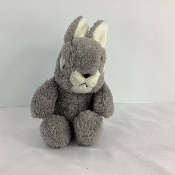 Other - Unbranded Gray Plush Bunny Rabbit Toy Easter Holiday Grey Stuffed Animal
